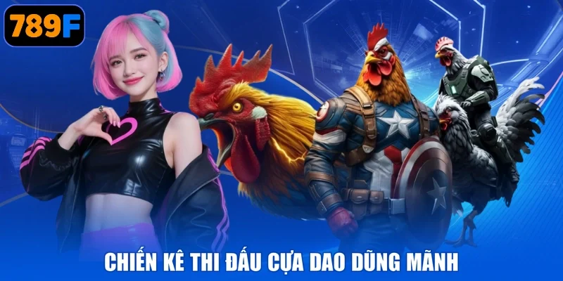 Chiến kê thi đấu cựa dao dũng mãnh